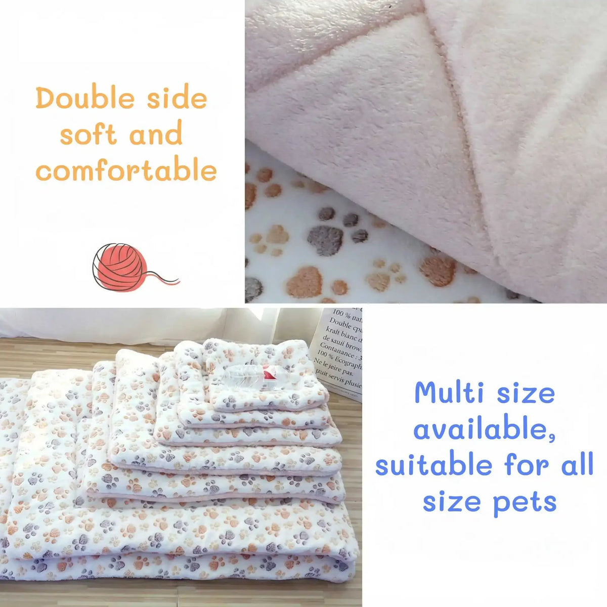 tapis confortable doux imprimé pattes chien étoiles motifs floraux blanc gris rose beige