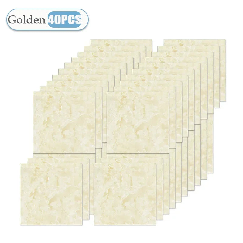 carrelage marbré blanc gris moderne adhésif résistant eau pvc pet xpe 30x30cm
