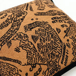 housse coussin motif éléphants vintage décoratif maison voiture 50x50cm 45x45cm polyester adhésif