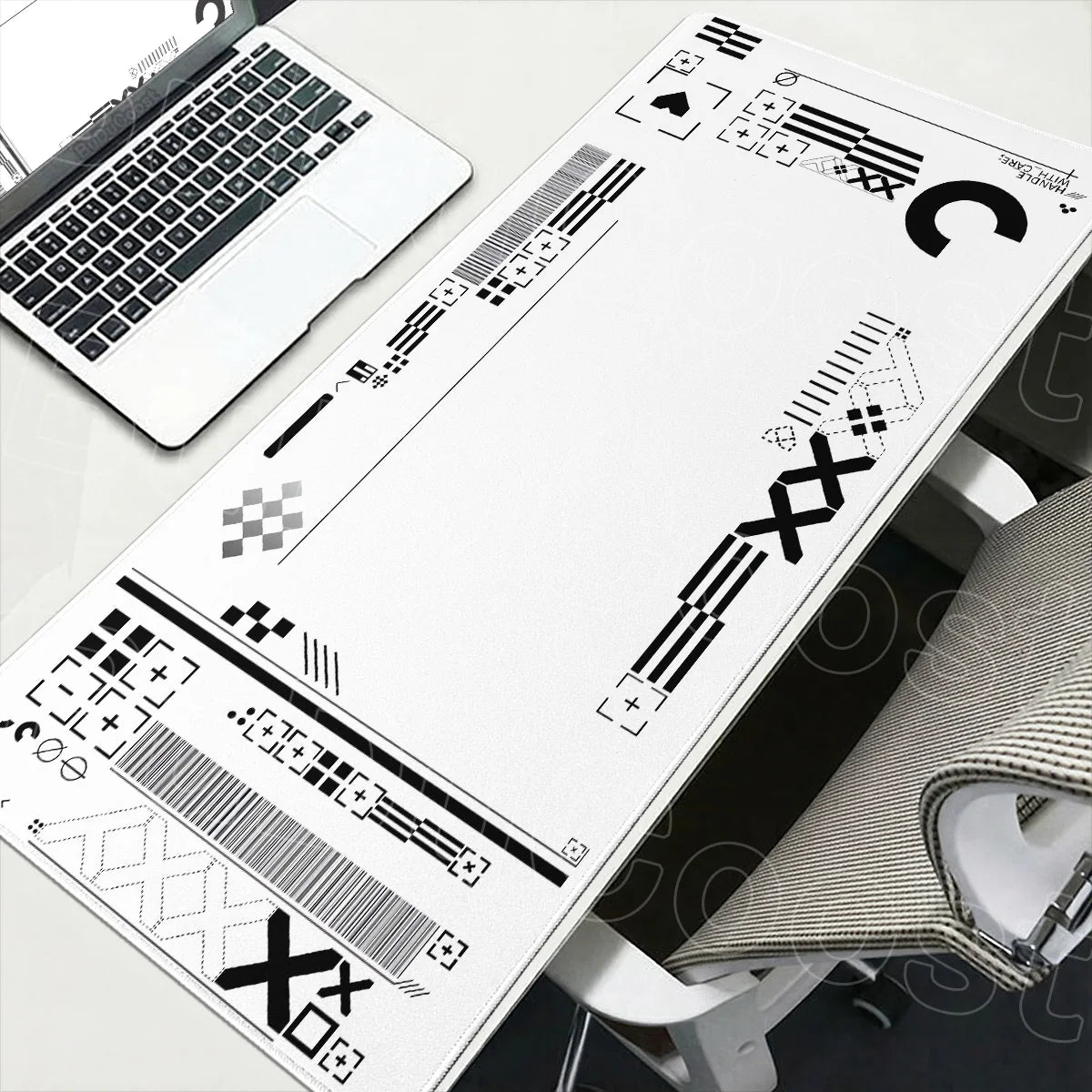 tapis souris csgo graphique noir rose bleu violet durable anti dérapant gaming hd print