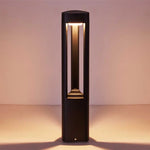 lampe led moderne industrielle noire ip65 eyelets extérieure aluminium opaque fixations