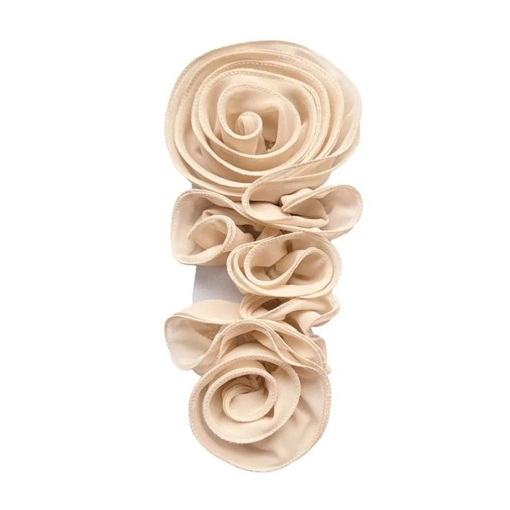 accessoire décoration mode fleur roses relief orange rose blanc rouge moderne élégant polyester
