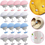 boutons lit moderne rose bleu blanc adhésifs set pièces minimalistes