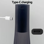 lampe table rechargeable led transparent moderne rayures verticales interrupteur tactile 249 2000 lumens chambre