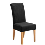 Housse chaise velours jaune doré élastique moderne protection meuble Jaune Doré