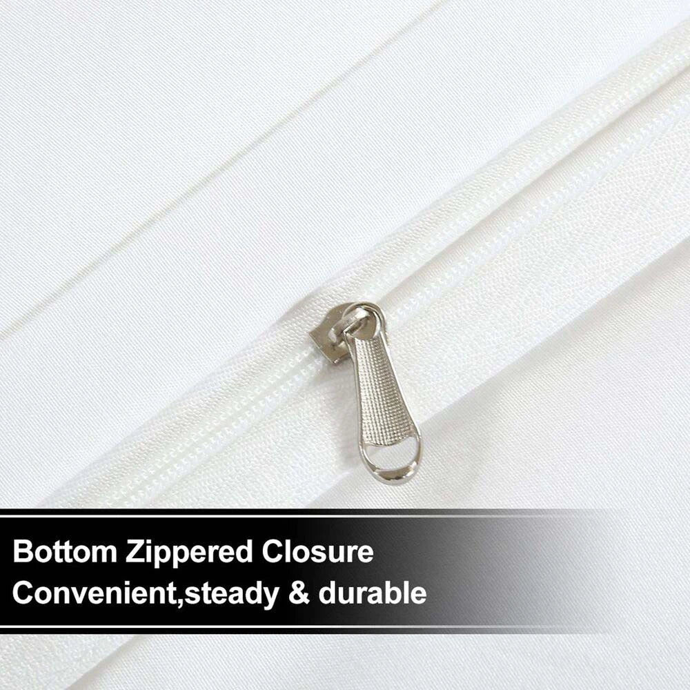 Détail de la matière polyester/coton de l'ensemble literie