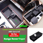 boîte rangement accoudoir central noir range rover sport vogue organisation contemporaine anti dérapant