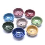 coupelle céramique moderne bleu vert marron gris rose craquelée aspect minimaliste