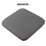 coussin mémoire forme 40x40cm bleu pastel texture rugueuse lavable minimaliste