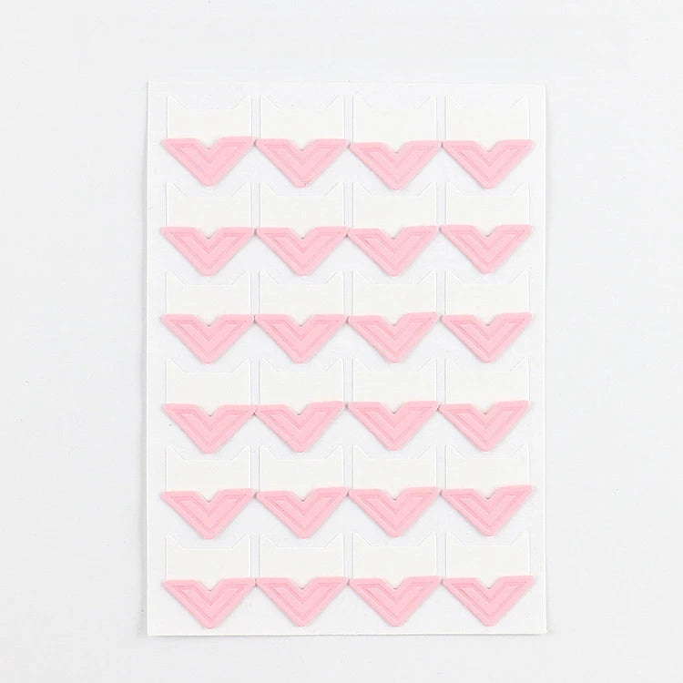 clips photo vintage zigzag multicolore adhésifs cadre album photos DIY pack 48 pièces feuilles