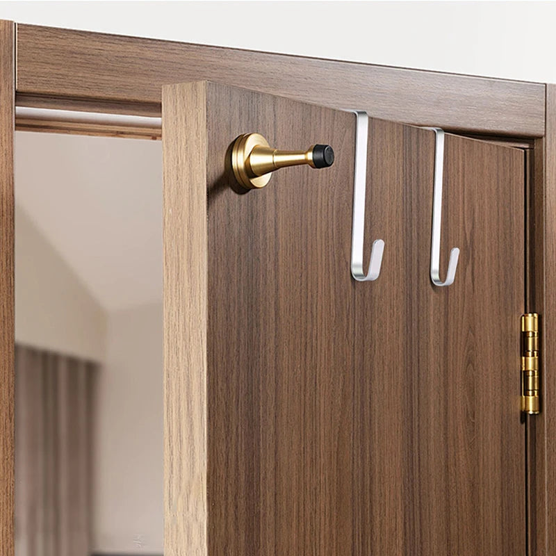 porte sacs argentés modernes lisses salle bain cuisine rangement minimaliste