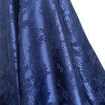 tissu floral or rose élégant classique satiné polyester largeur 150cm