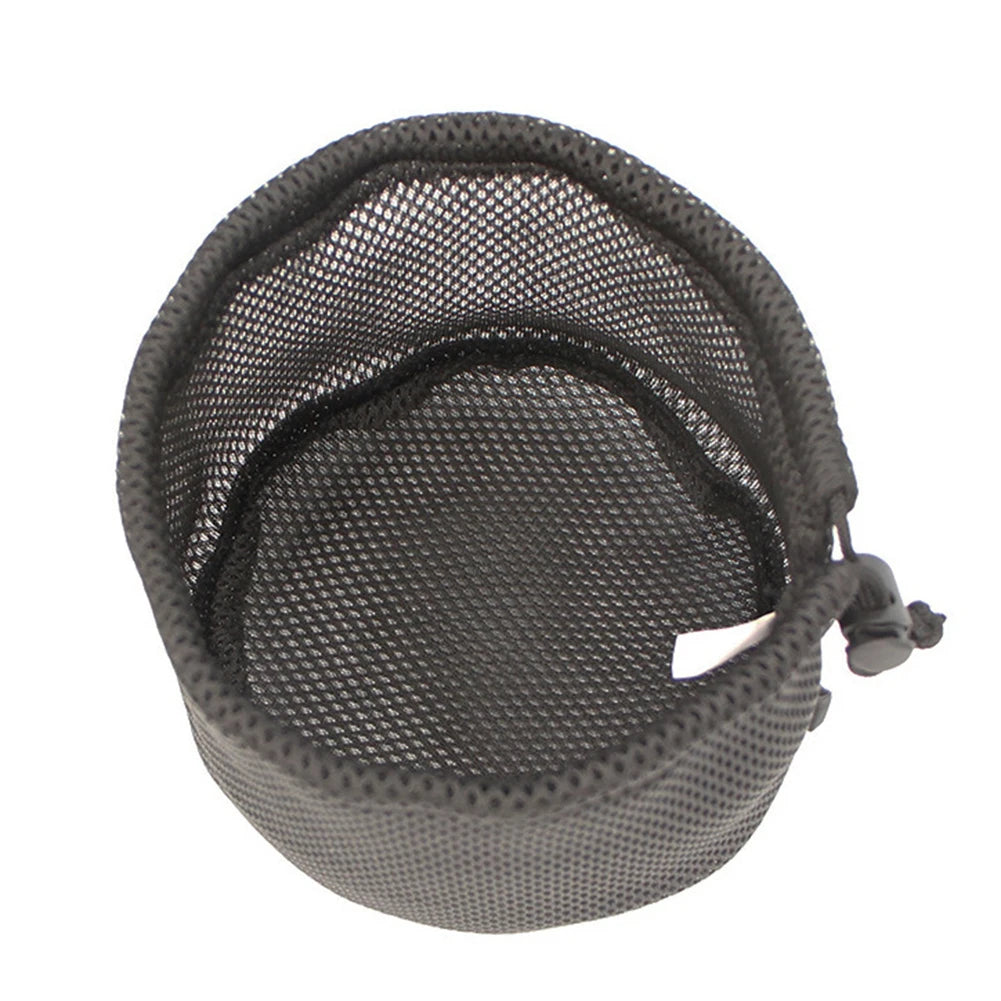 sac rangement bouteille eau noir maille ajustable pratique voyage environnement respectueux multiplications utilisation rechargeable