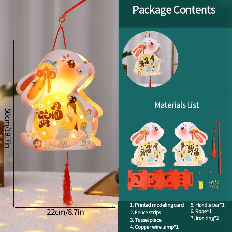 décoration maison lampe artisanale animal oiseau lapin fleur papillon transparent fil suspension tassel