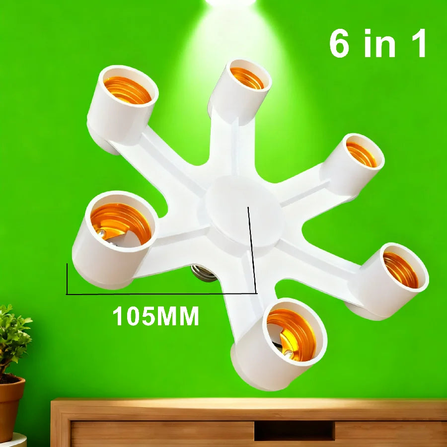 adaptateur lampe e27 blanc moderne certification ul rohs ccc deux ans garantie