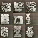 ciseaux découpe blancs motifs floraux géométriques artisanal papier cartonné bricolage scrapbooking