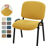 housses chaise tissu carreaux polyester coton élasthanne moderne jaune gris vert marron bleu mariage