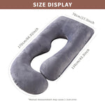 coussin maternité forme mousse mémoire forme gris velours doux support ventre confortable