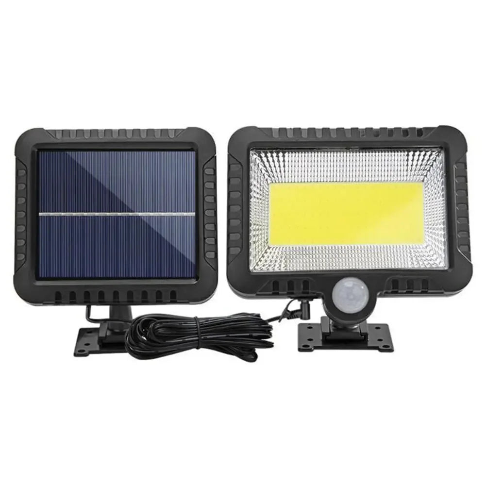 lampe murale solaire led moderne commande distance ip65 protection abs matériaux noir