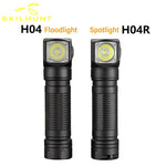 lampe torche led noire rechargeable 1000 lumens clip bandeau lanière moderne