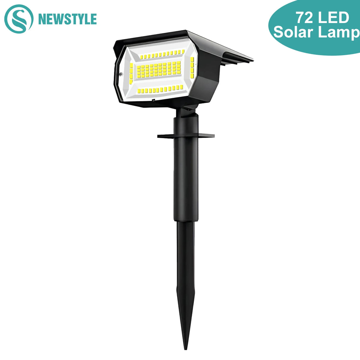 projecteurs solaires led extérieurs étanches ip65 autonomes contemporains jardin voie verteurgence minimaliste noir