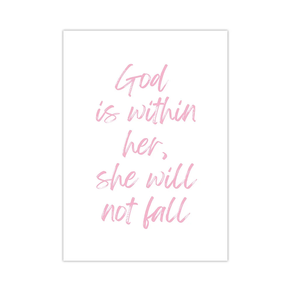 affiche art minimaliste abstraite rose arcs rubans texte manuscrit sans cadre
