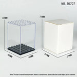 présentoir transparent acrylique boîte rangement figurines lego moderne minimaliste pâques fêtes mariage fiançailles