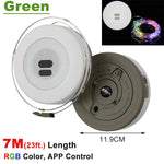 lumière led guirlande flexible camping ambiancé décoration extérieure intérieure multiples couleurs rechargeable