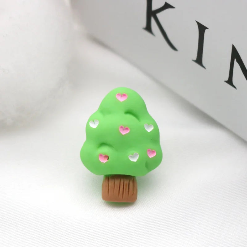 miniatures décoratives kawaii résine lapin coeurs champignons maison arrosoir carotte fleur enfants