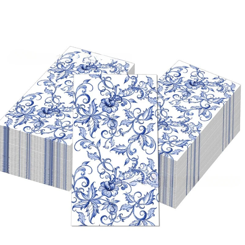 Comparaison taille serviette papier porcelaine 33x40cm
