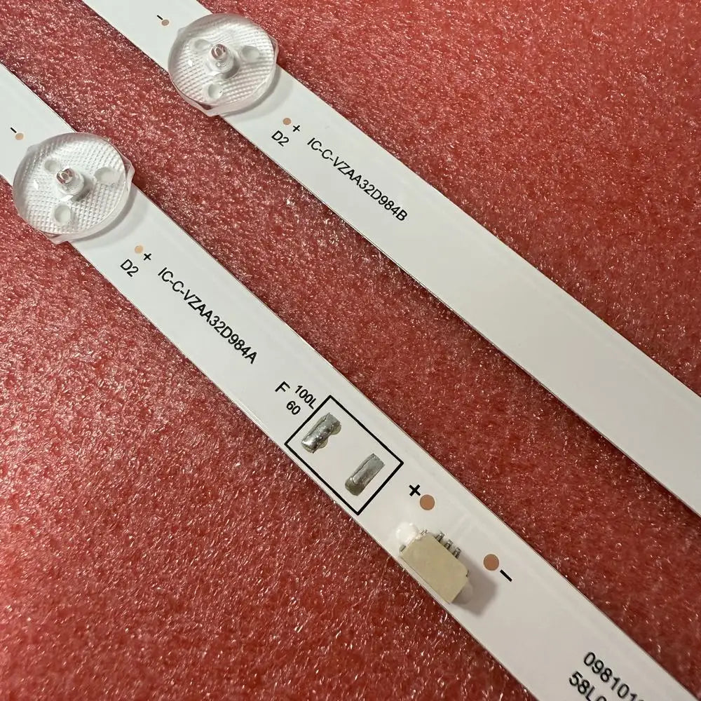 bande rétro éclairage led blanc téléviseur samsung clips fixation connecteurs