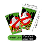 décoration anniversaire ghostbusters assiettes tasses bannières stickers thème festif enfants événement