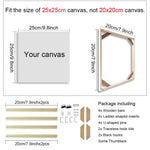 cadres bois peintures moderne barres ruban adhésif inserts pinces kit crochets