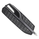 pare chocs arrière moderne noir texture géométrique grille 52cm 14.5cmAUDI A3 2014 2016