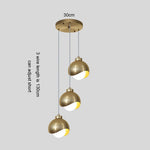 suspension pendentif verre noir doré moderne éclairage chambre salle manger lumière mat opaques