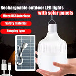 lampe led rechargeable blanc moderne ip66 usb solar panel camping nuit sécurité eye protection