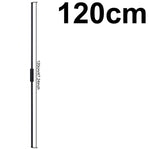 lampe led moderne noire fixée mur 120cm 6500k 4500k 3000k aluminium minimaliste