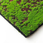 tapis artificiel vert pelucheux moderne décoration extérieure anniversaire exposition bricolage deux poupées chevaux