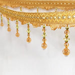 ruban décoratif brodé pendantes classique élégant rouge violet rose bleu vert clair polyesterUsageId omitUsageId