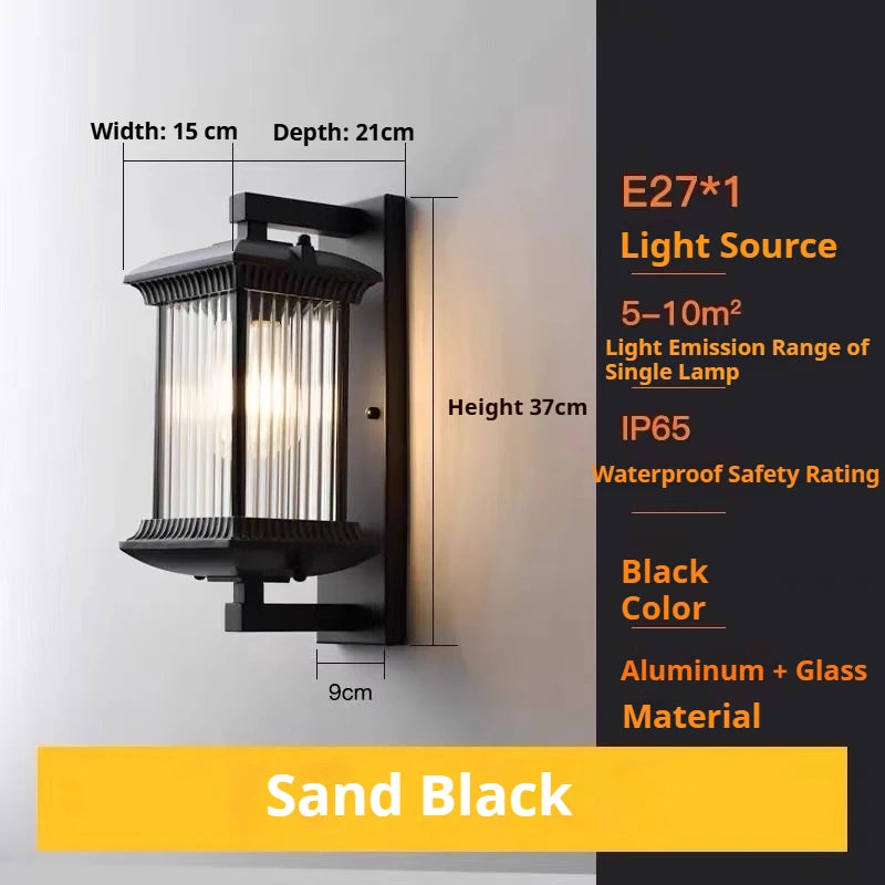lampe murale classique marron foncé texture mat grille protection ampoule éclairage quotidien flux lumineux