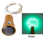 guirlande lumineuse solaire 20 led or noir moderne 2m adhésif transparent