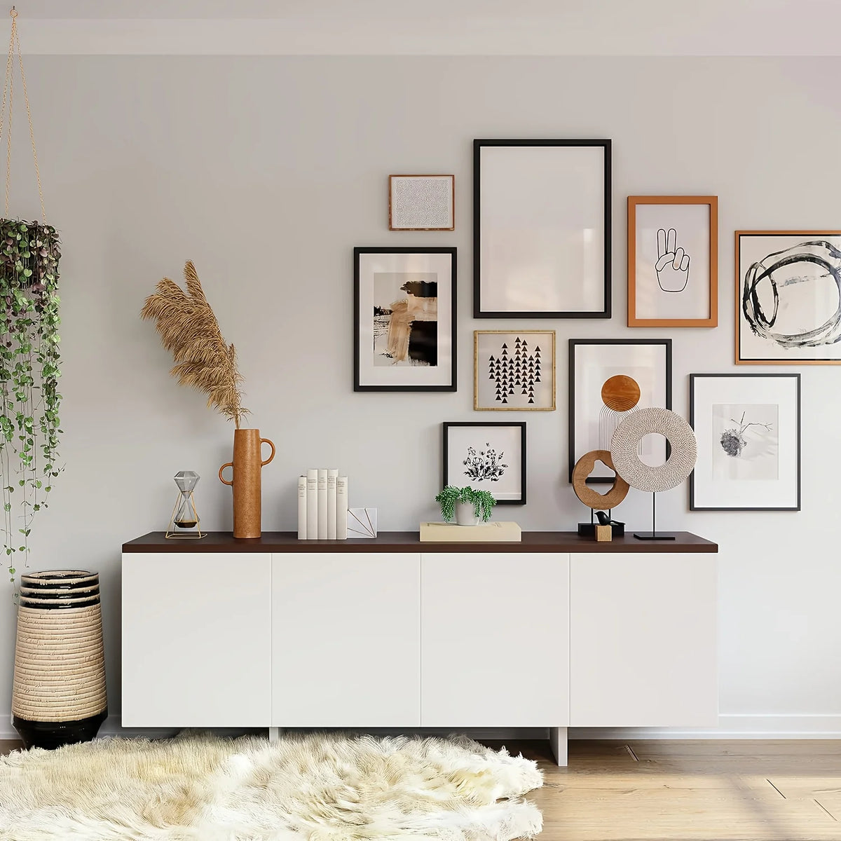 rubans accrocher cadres blancs adhésifs modernes hooks loops bricolage suspension tableaux sans clou