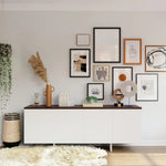 rubans accrocher cadres blancs adhésifs modernes hooks loops bricolage suspension tableaux sans clou