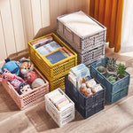 panier rangement pliable plastique perforé maison organisateur moderne
