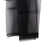rideaux tulle transparent polyester couleur unie moderne plissé verticalement transparent décoration chambre salon