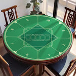 nappe poker tapis jeu vert bleu marine motif cartes table maison casino