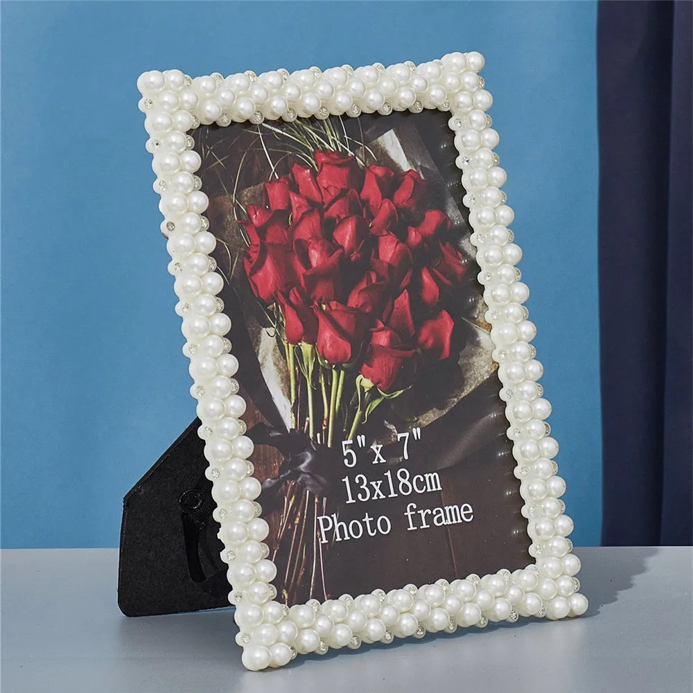 cadre photo blanches clips métalliques classique ornement décoration maison enfant anniversaire japonais cœur