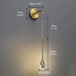 luminaire mural moderne or noir led minimaliste contemporain trois teintesversible