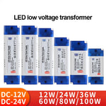 transformateur led 12v 24v 100w 80w 60w 36w 24w 12w bleu blanc moderne