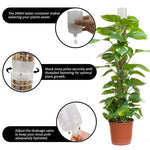 support plantes blanc perforé moderne pot drainage auto arrosageintérieur jardin